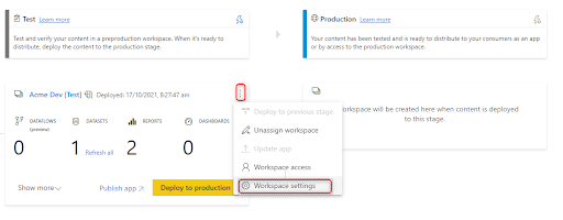 Power BI Deployment Pipelines: Workspace Settings| Hevo Data