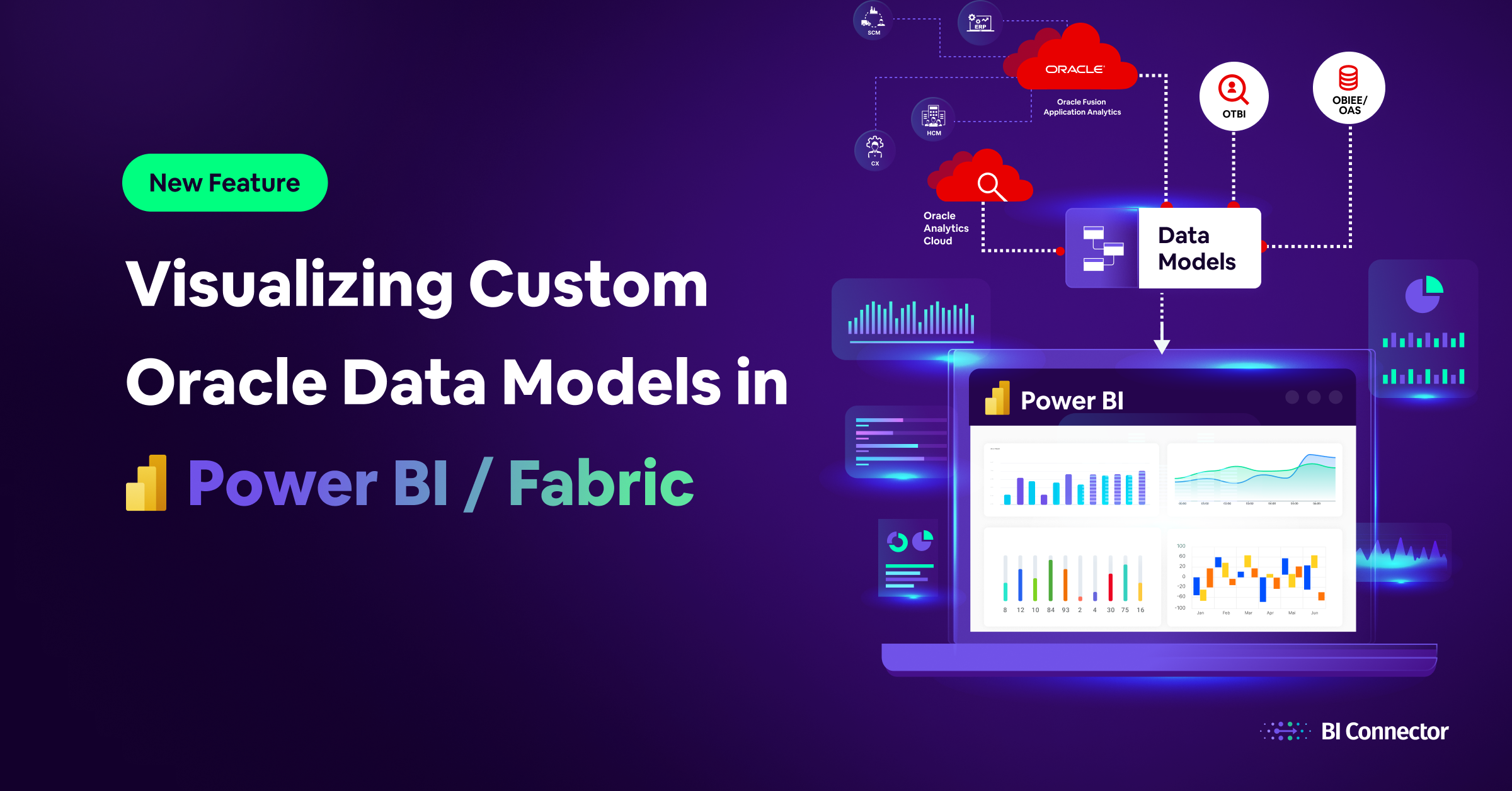 Visualize Oracle data models in Power BI and Fabric